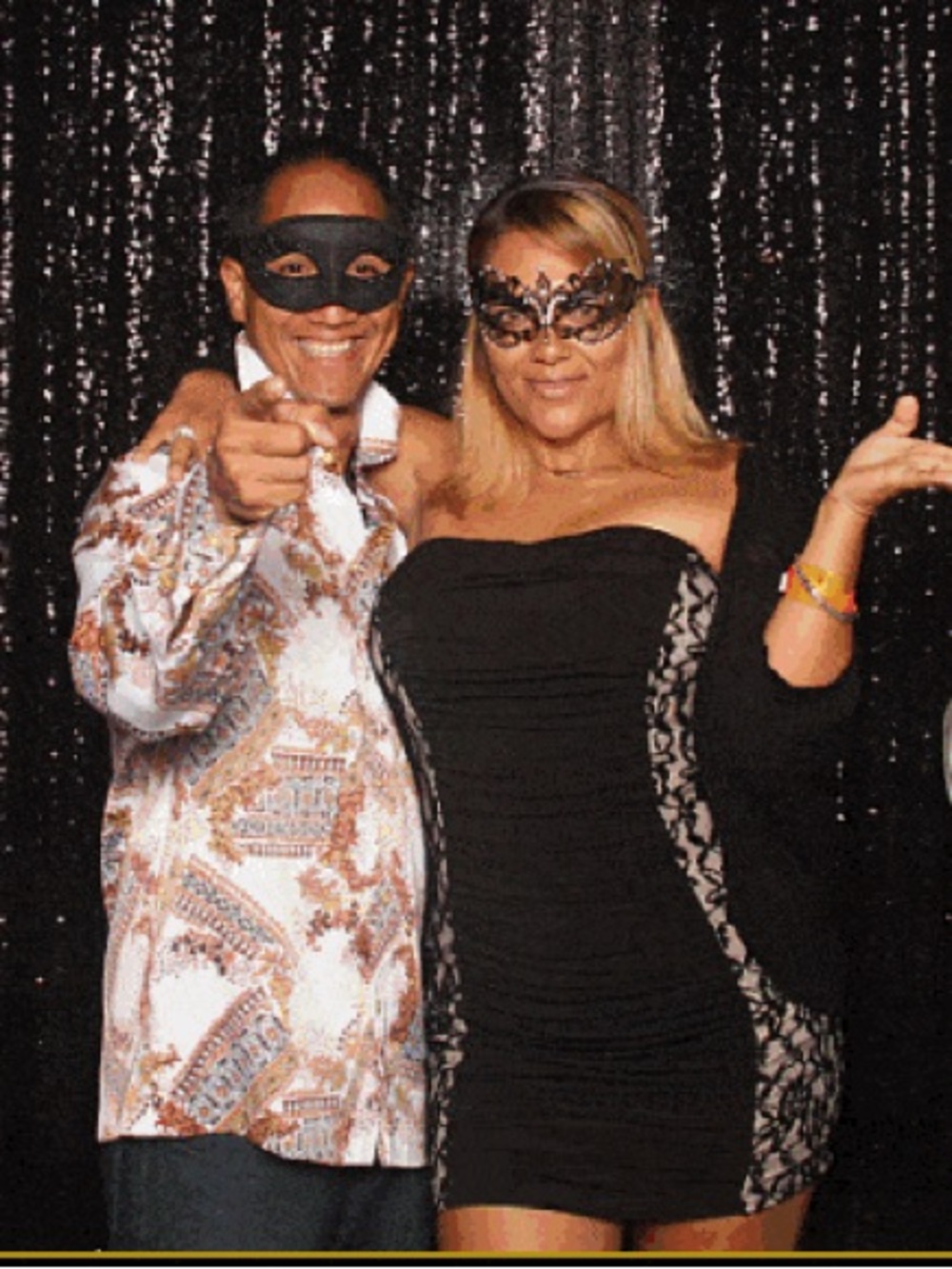 Strapless Black Lace Ruched Dress